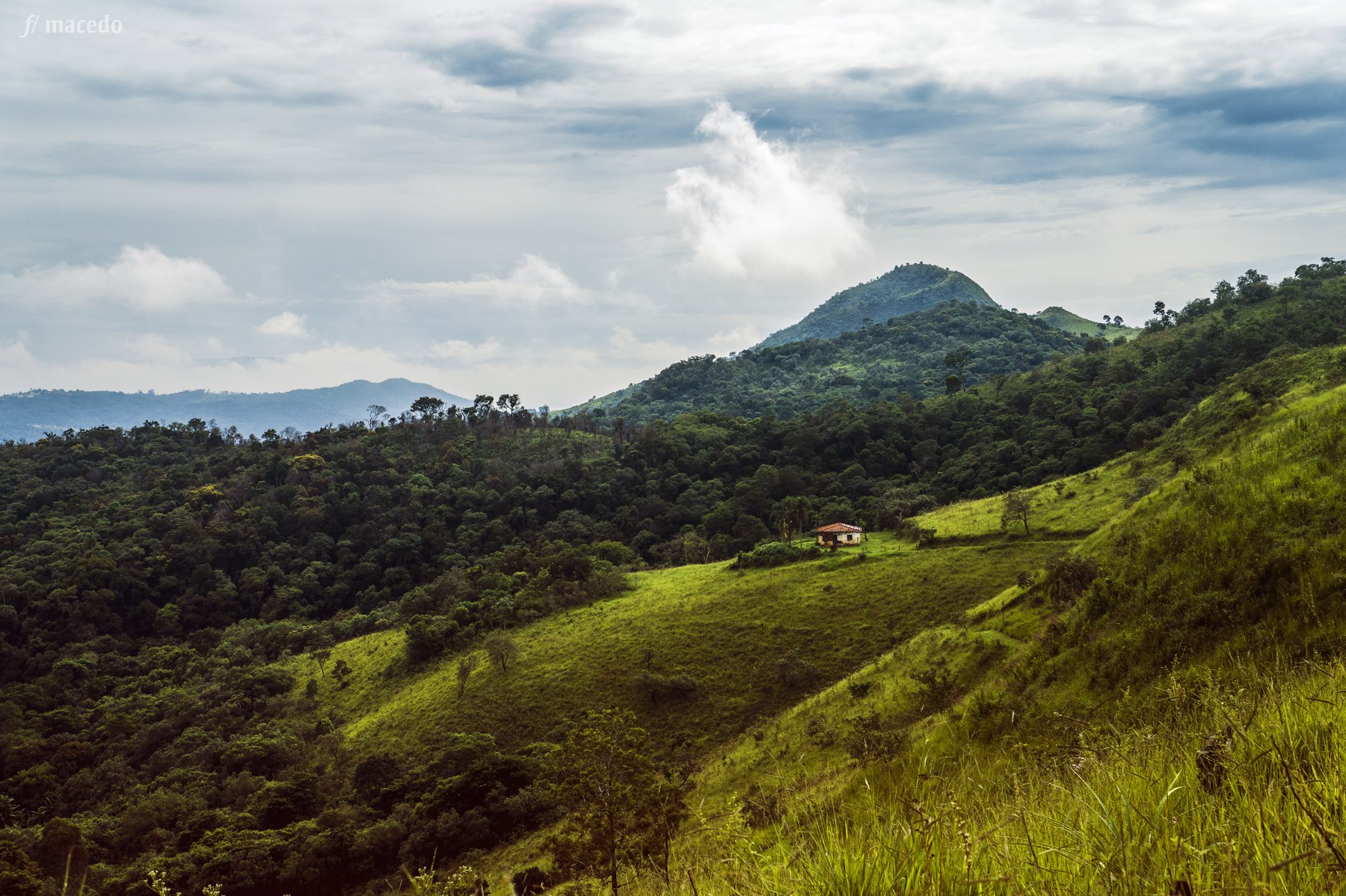 Morro do Saboó, paisagem de São Roque, fotografia de arquivo
